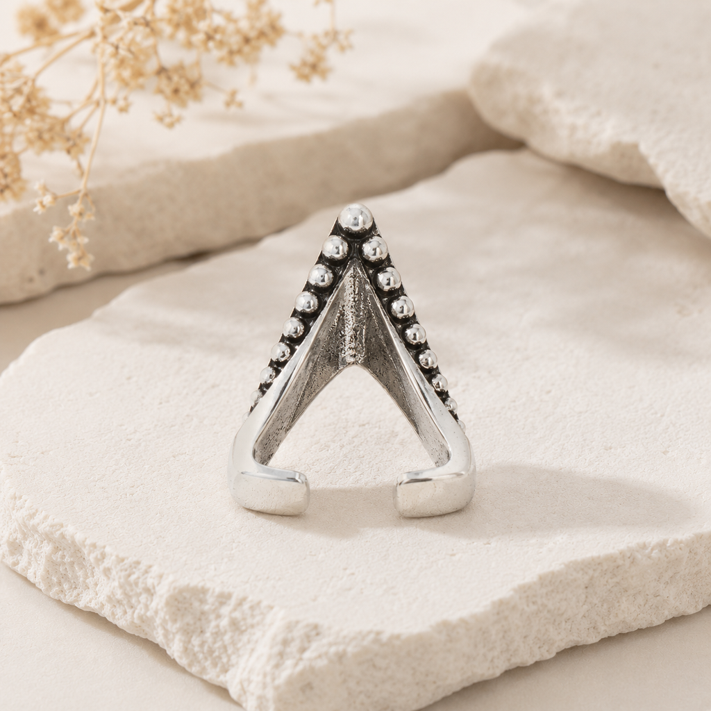 Viper Silver Nail Ring