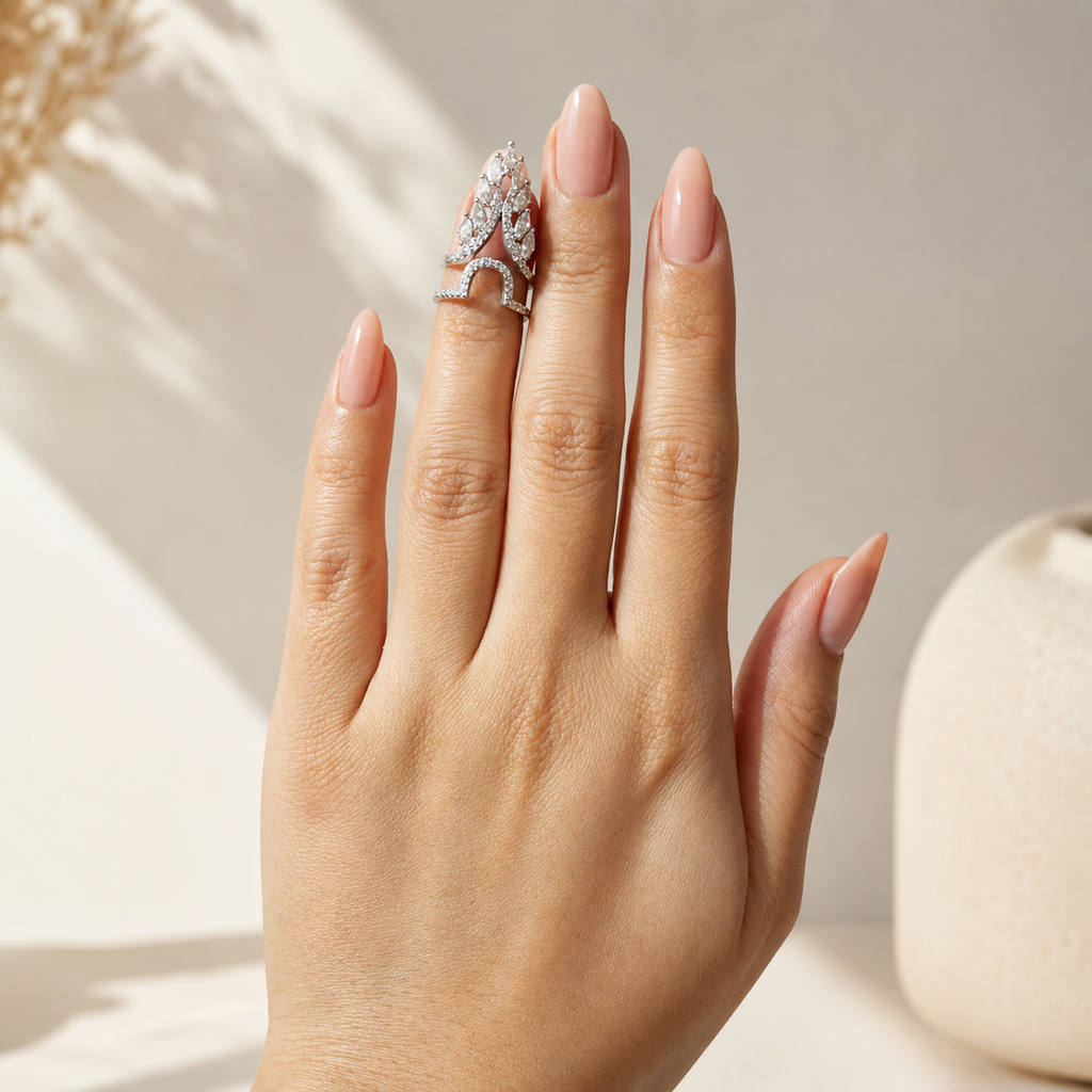 Marquise Crown Nail Ring