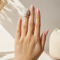 Marquise Crown Nail Ring