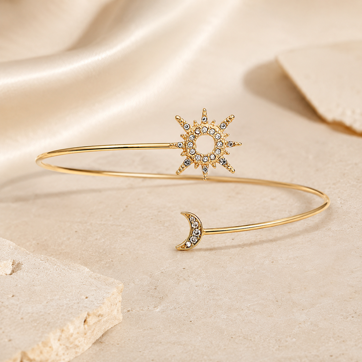 Solar Moon Arm Cuff