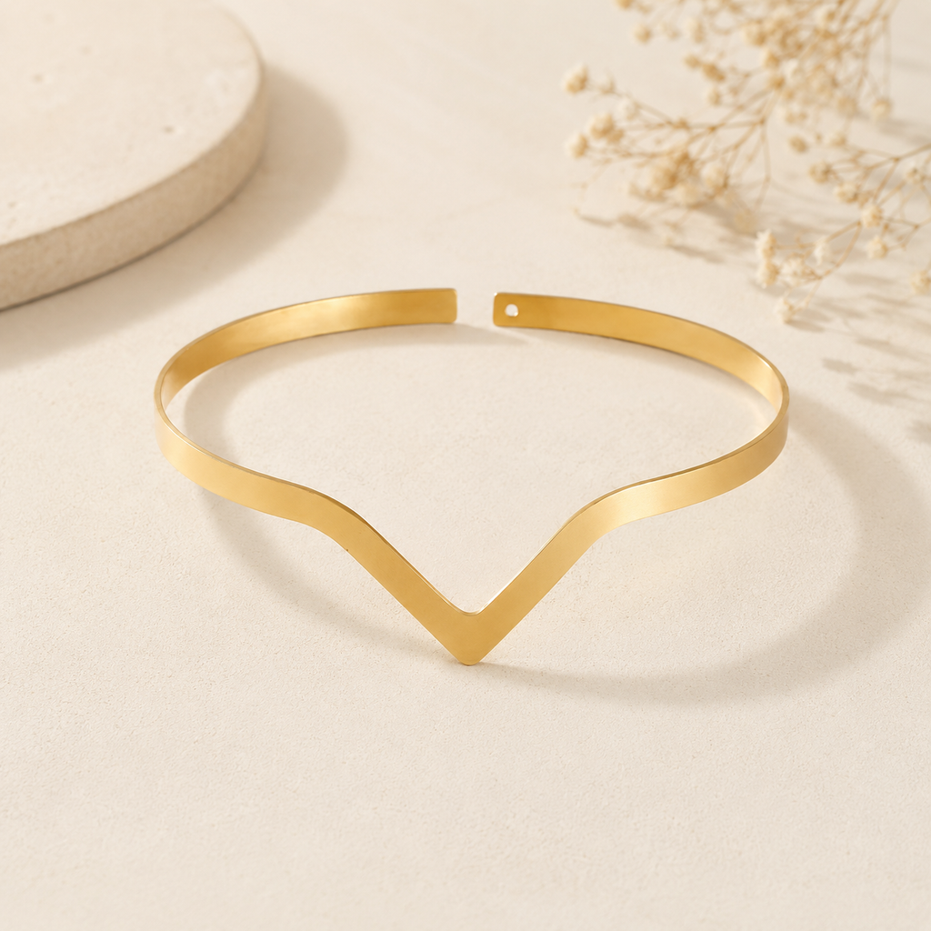 Wavy Gold Arm Cuff