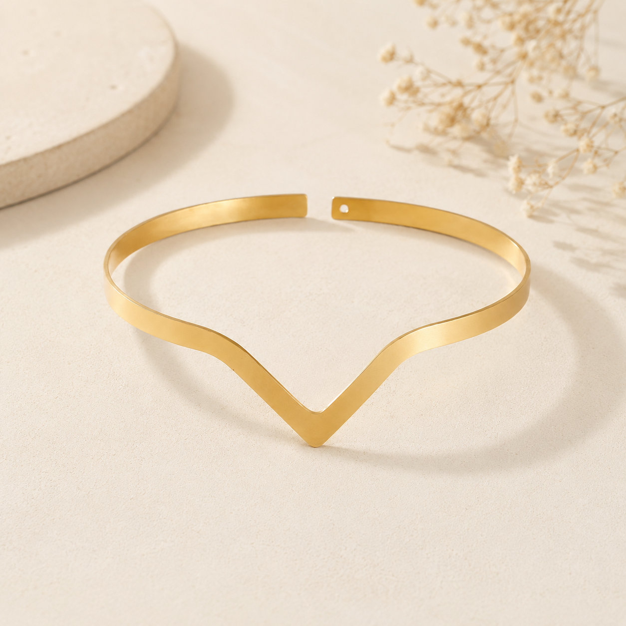 Wavy Gold Arm Cuff