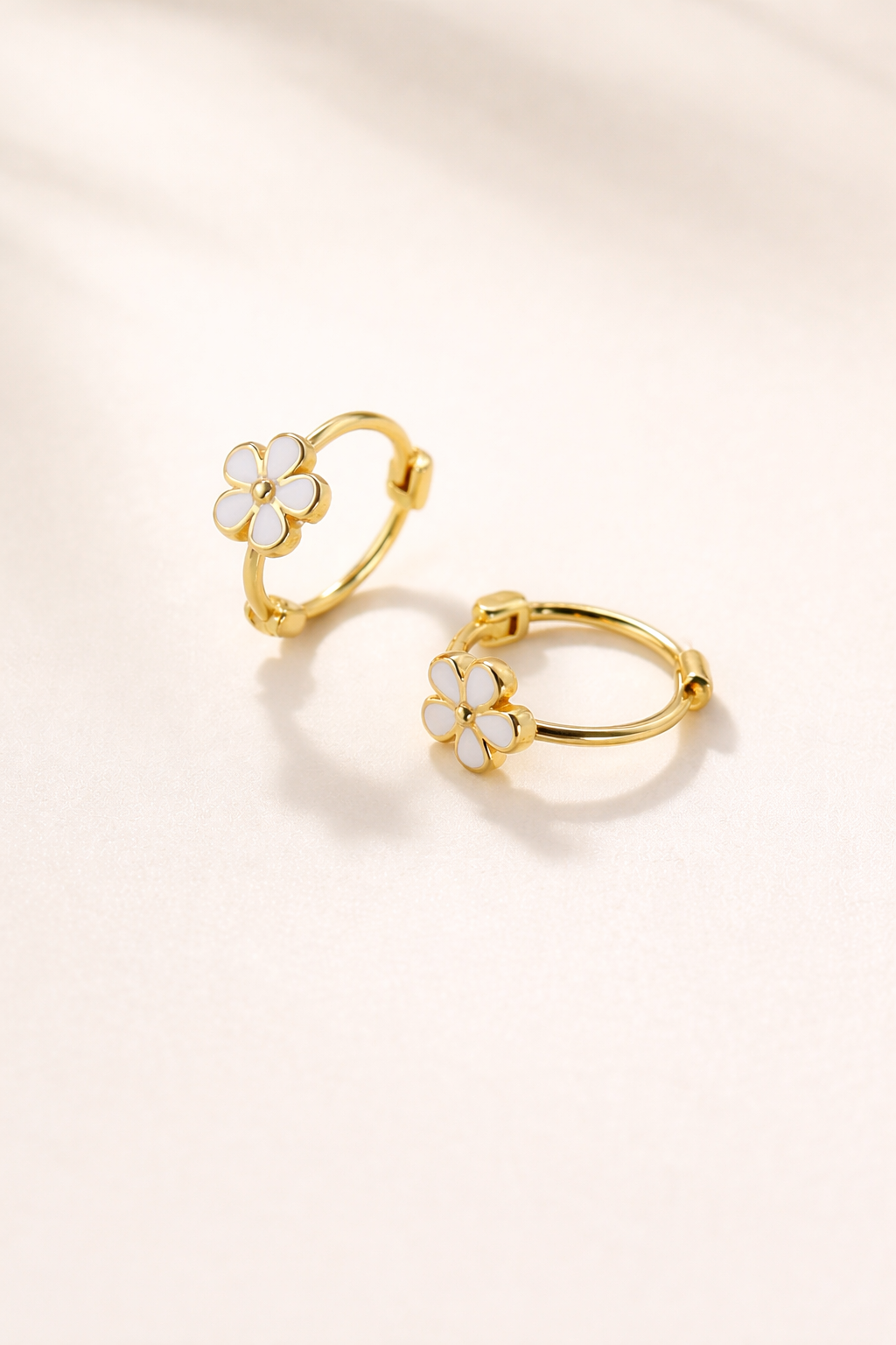 Daisy Hoop Charm