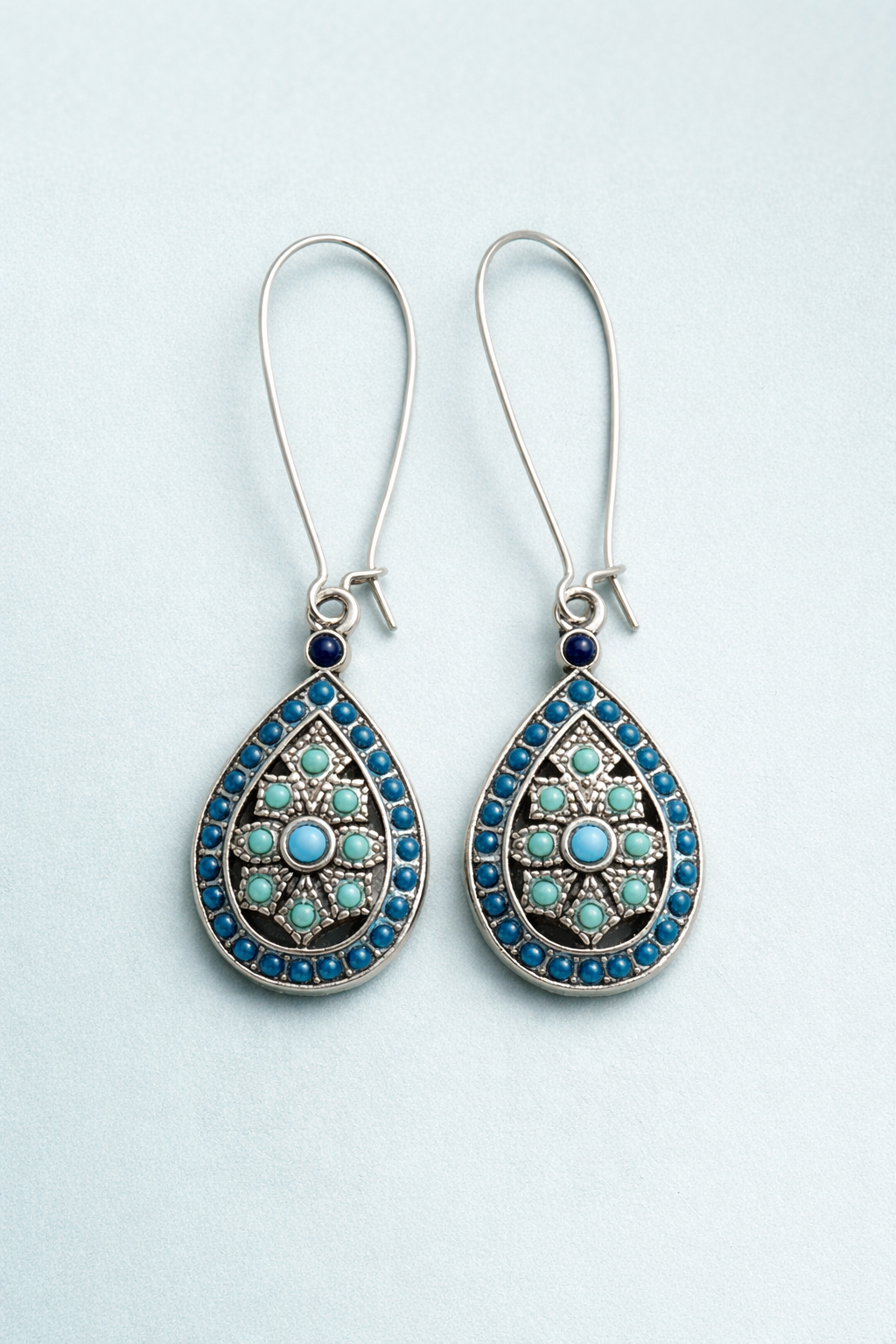 Ocean Teardrop Earrings