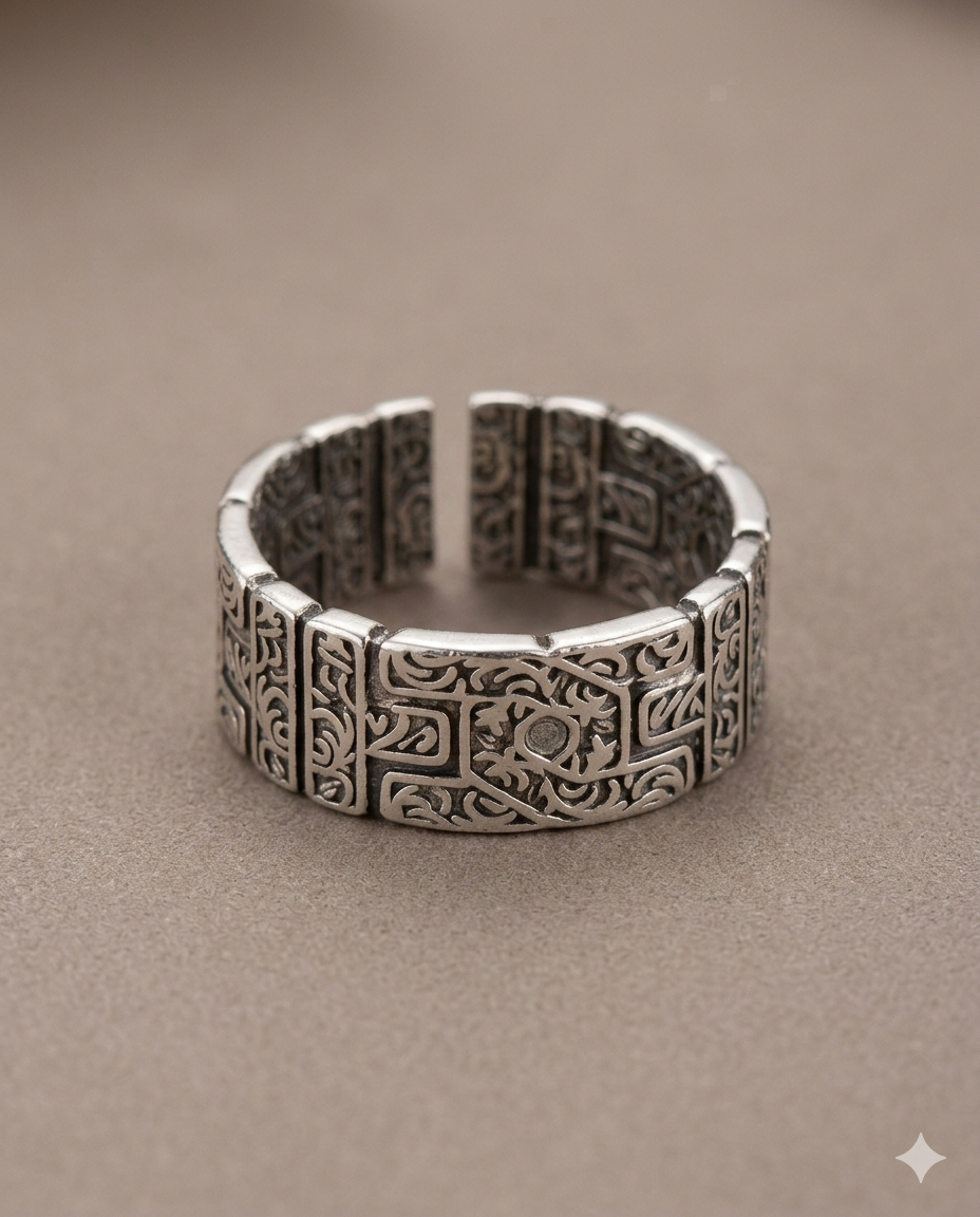 Tribal Adjustable Ring