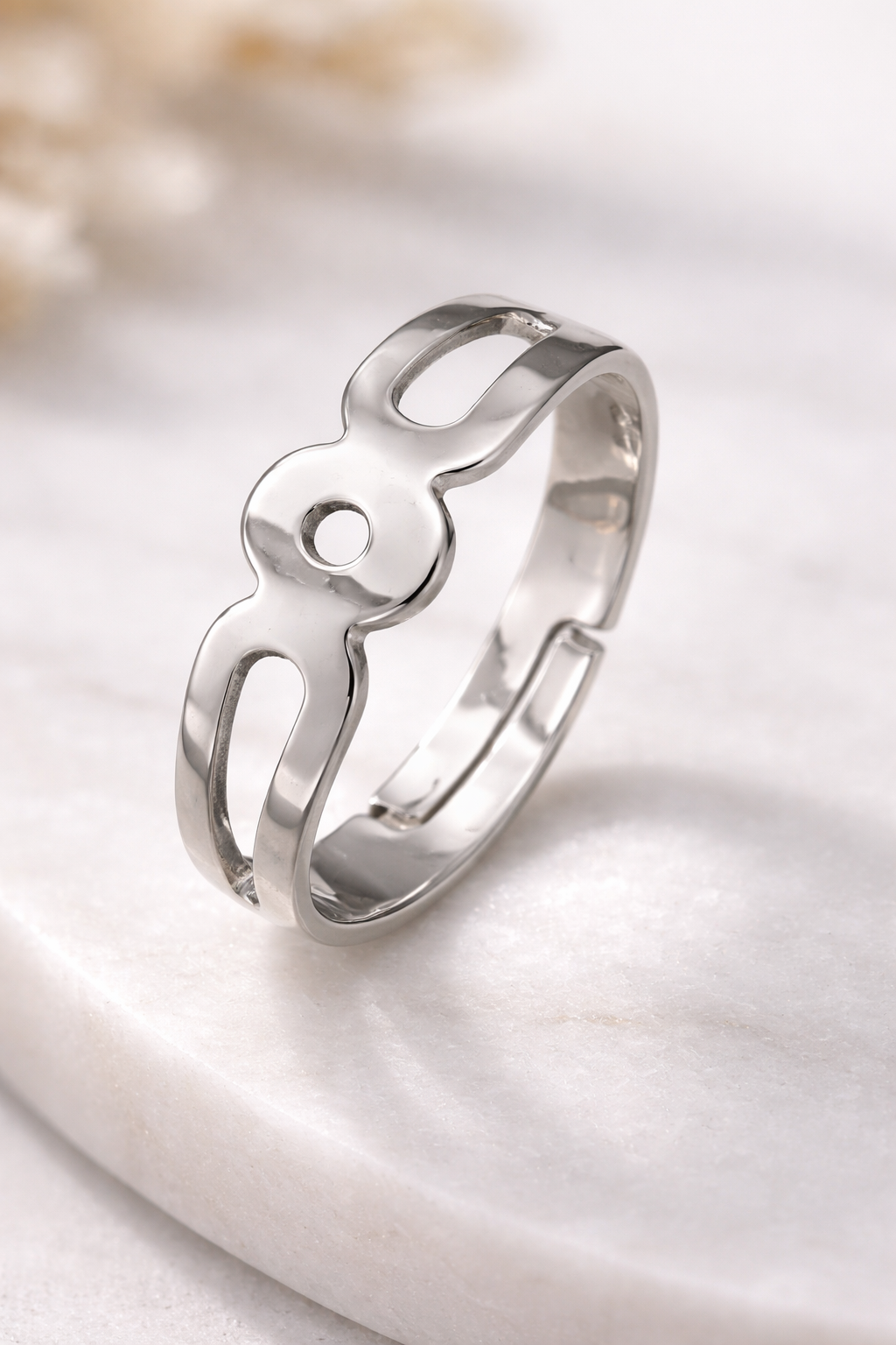 Silver Loop Toe Ring